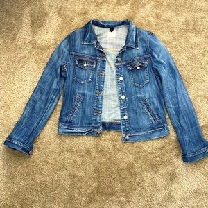 Woman’s J.Crew denim jacket, size medium